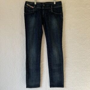Diesel Matic Stretch Jeans Wash 008XX Women's Size‎ W24xL30 Vintage NWT